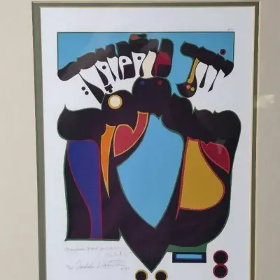 Mordechai Rosenstein Signed & Numbered Print “Let Your Deeds Exceed Your Learning” 