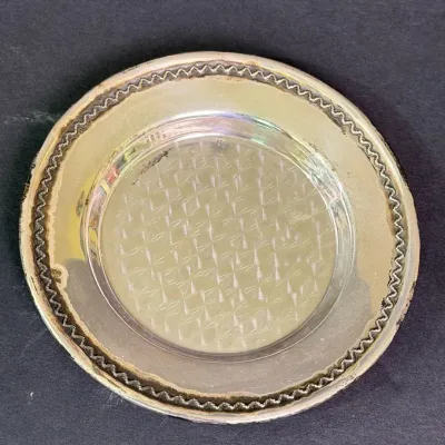 Sterling Silver Dish 4.25” Diameter 