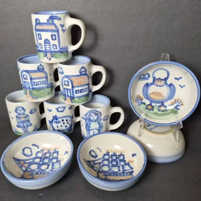 Mary Hadley Pottery - Bowls 5.5” Diameter & Mugs 4” Tall