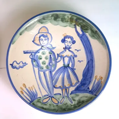 Mary Hadley Pottery - Large Centerpiece Bowl 19” Diameter 