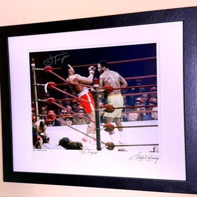 Joe Frazier Signed George Kalinsky Artist Proof Photograph “The Fight” - Ali vs. Frazier, 1971