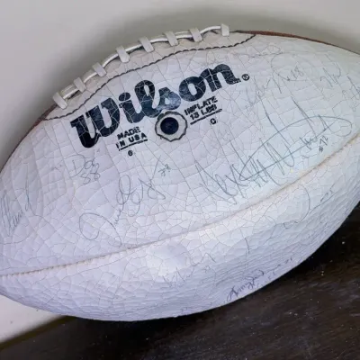 Washington Redskins Team-Signed Football – Theismann, Green, Manley, Jacoby & More