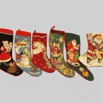 Needlepoint Christmas Stockings