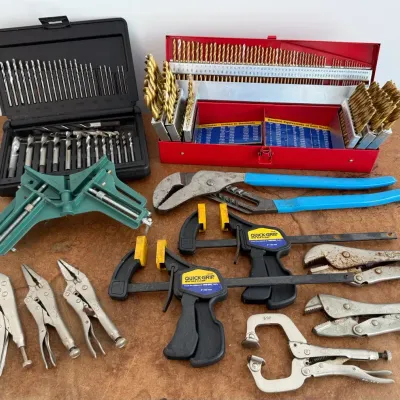 Handyman Club Of America Drill Bits, Channel Locks, Clamps, Vice Grips ++