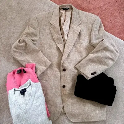 Harris Tweed Men’s Blazer With Sweaters 