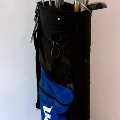 Wilson Golf Bag W/ Cougar Rhythm Complete Set Of Clubs ++