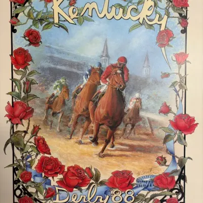 1988 Signed Kentucky Derby Poster 