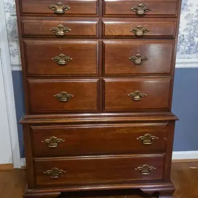 Young Hinkel 5 Drawer Dresser Sold By Pogues 