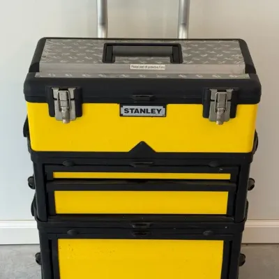 Stanley Rolling & Stackable Tool Box Storage W/ Contents