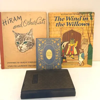 First Edition Books With 1967 “The Wind In The Willows” And 1941 “Hiram And The Other Cat”