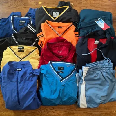 Men’s Sportswear with Reebok, Izod, Nike, Bolle Windbreakers and Joggers, XL (23)