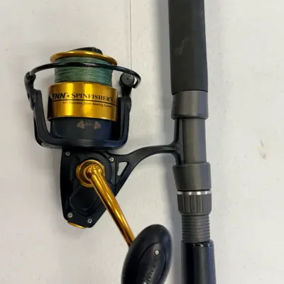 PENN Spinfisher V Saltwater Spinning Reel w/ 7’ 30–50 lb Offshore Rod