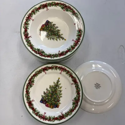Christopher Radko Holiday Celebration Bowls And Plates 
