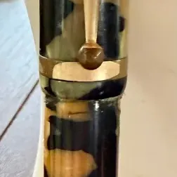 
Antique Shaeffer's Black And Pearl Celluloid Fountain Pen