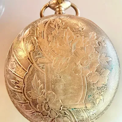 Antique Maroin R R Special Pocket Watch 148972 (as Is) Gold Filled Premier Case