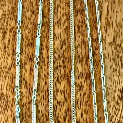 (3) Antique Victorian Watch Fobs 13-15 Inches