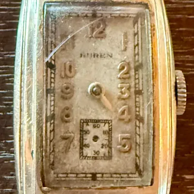 Antique Buren Wrist Watch Grand Prix (as Is)