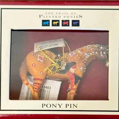 
The Trail Of Painted Ponies Pin In Original Box Ghost Horse