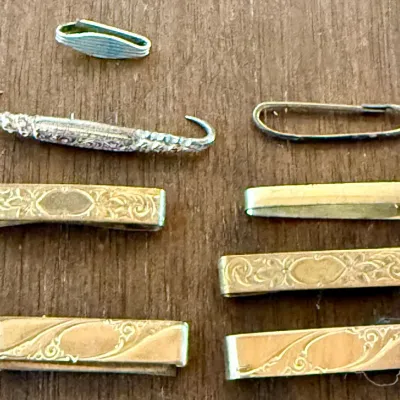 
Victorian Antique Gold Filled Lingerie Pins (1) As Is