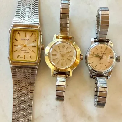
(3) Vintage Watches Narissa - Westclox - Heldbro