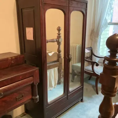 Large Mirrored Armoire