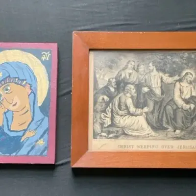 Religious Art And Framed Print