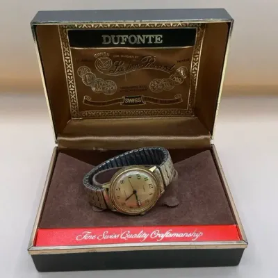 Dufonte by Lucien Piccard vintage watch in original box