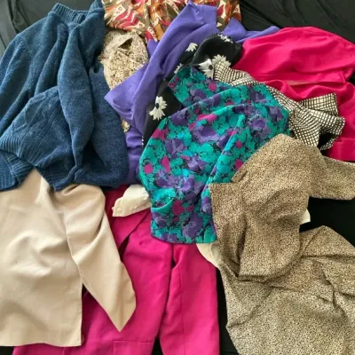 Mystery Lot 1980s Women's Clothing 