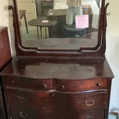 Large Vanity/Dresser With Mirror