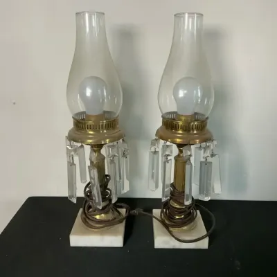 Set Of 2 Vintage Lamps