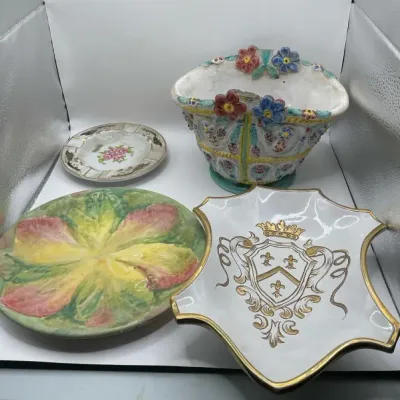 Various Decorative Items From Italy/Spain