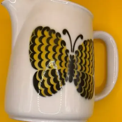 Arabia Butterfly Pitcher Made In Finland 