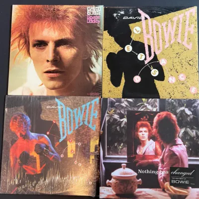 David Bowie Vintage 4-LP Vinyl Set