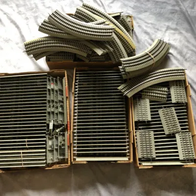 0 Gauge Model Train Track Sections Mixed Lot