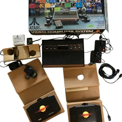 Vintage Atari Video Computer System Including Trackballs