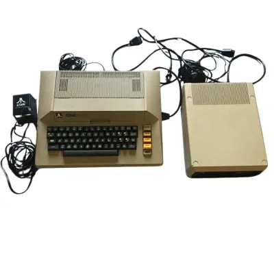 Vintage Atari 800 Computer with 810 Floppy Drive