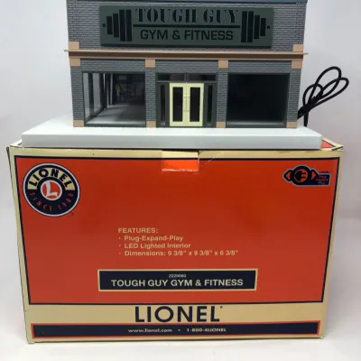 LIONEL TOUGH GUY GYM & FITNESS BUILDING O GAUGE scenery