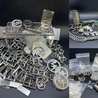 Michael Kors Silver‑Tone Components – Buckles, Medallions & Parts