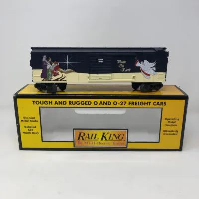MTH Rail King O Gauge Peace On Earth Boxcar