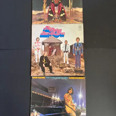 Flying Burrito Bros 3-Album Vinyl LP Set