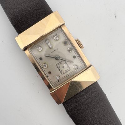 Vintage Longines Diamond Accent Wristwatch