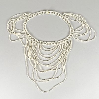 Vintage Multi-Strand Faux Pearl Necklace