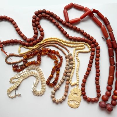 Six Beaded Necklaces