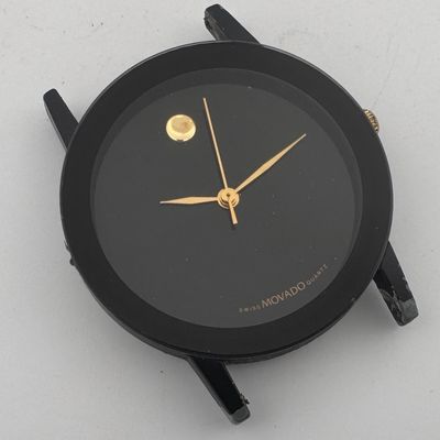 Movado Black Dial Quartz Watch
