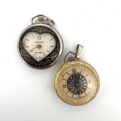 Two Vintage Nelson Pendant Watches