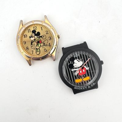 Two Lorus Quartz Mickey Mouse Wristwatches