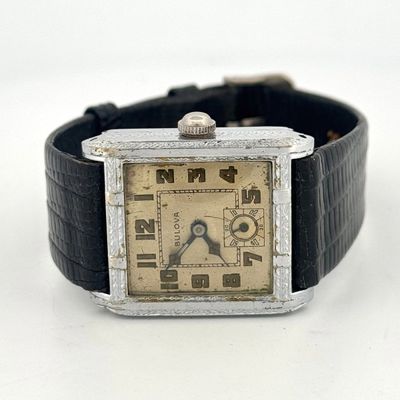 Vintage Bulova Art Deco Wristwatch