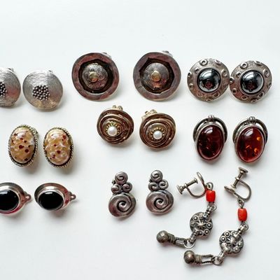 Nine Pairs of Earrings