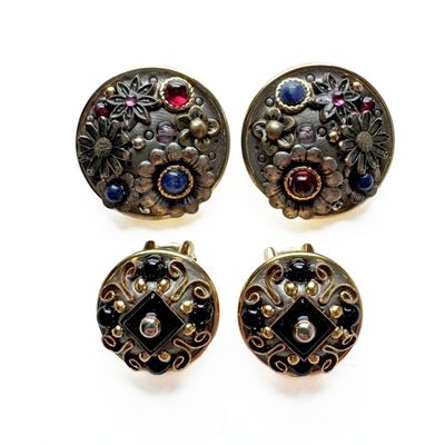 Two Pairs of Earrings by Michal Golan