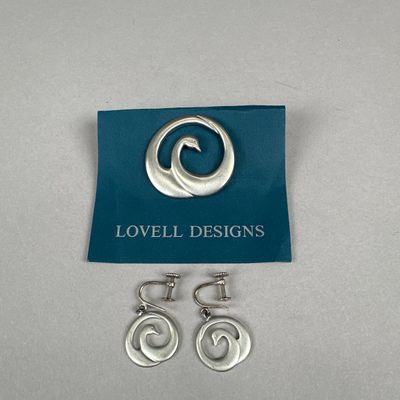 Lovell Designs Pewter Screw-Back Earrings Set